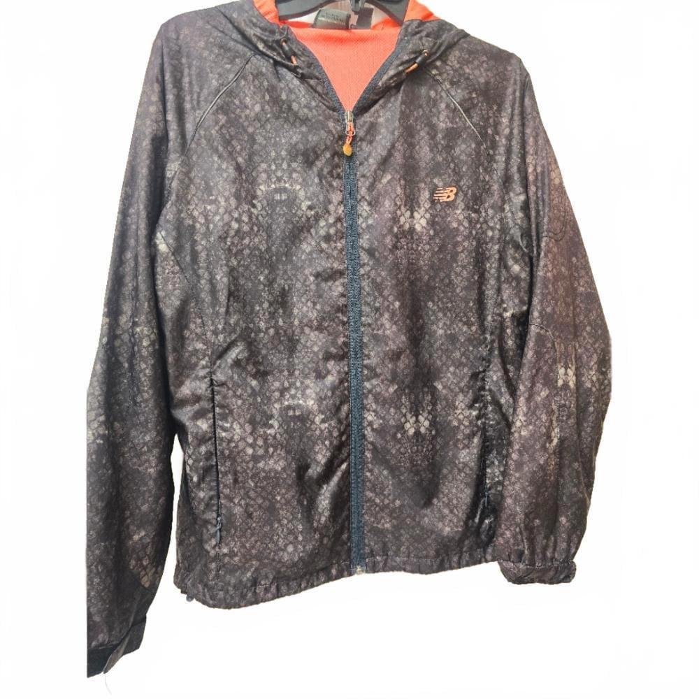 New Balance Women's Hooded Jacket - Stylish Python Print - Medium